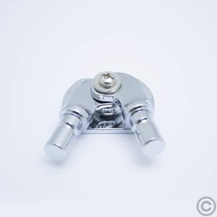 Båtbeslag/Sidofäste Komplett Mässing Krom Side Mount Complete Brass Chrome 145-200-18.jpg